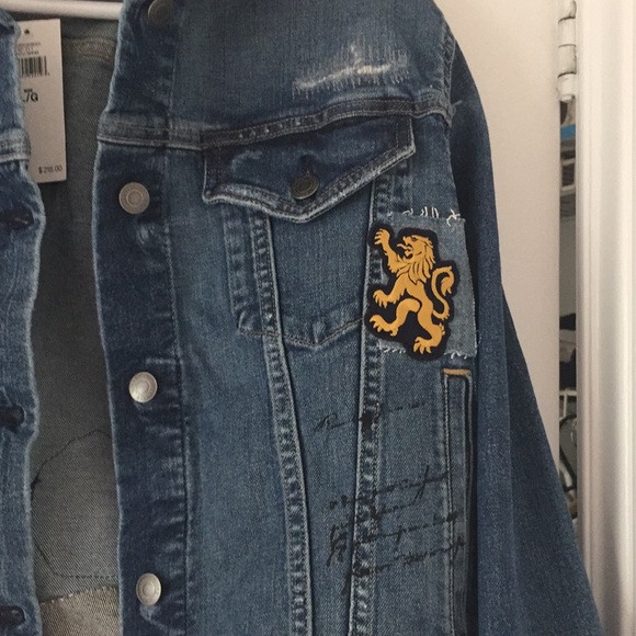 Ralph Lauren Jean Jacket distressed appliqués - Picture 5 of 8